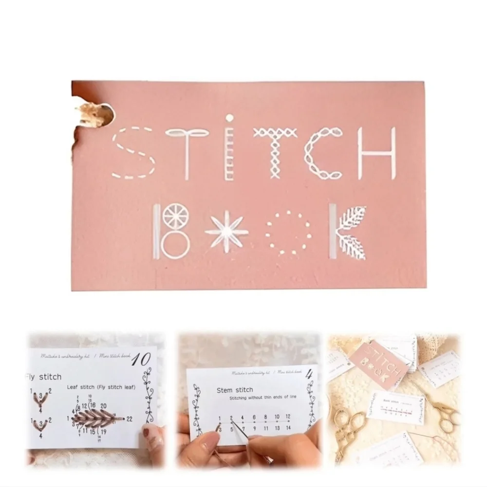 Stitch Book Needlework Embroidery Sewing Techniques